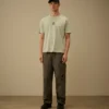 1020 Jersey kortärmad T-shirt med broderi