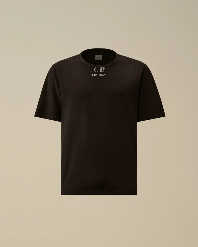 1020 Jersey kortärmad T-shirt med logotyp