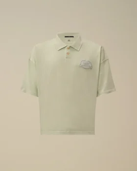 20/1 Jersey kortärmad boxig logopolo
