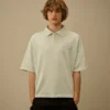 20/1 Jersey kortärmad boxig logopolo