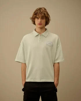 20/1 Jersey kortärmad boxig logopolo