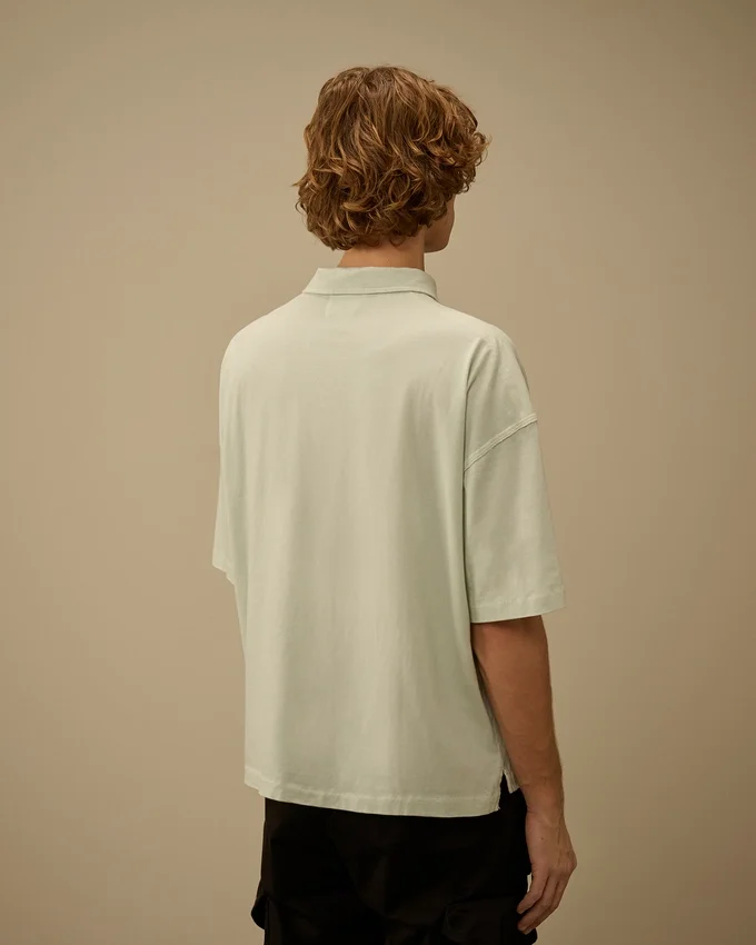20/1 Jersey kortärmad boxig logopolo