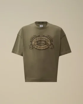 20/1 jersey-skjorta med korta ärmar, boxig passform och logotyp