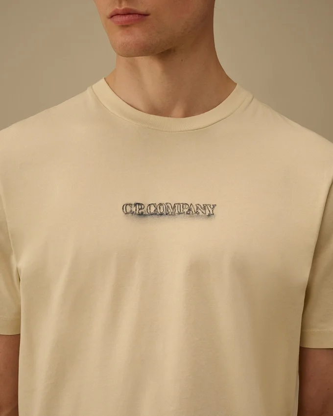 24/1 Jersey-skjorta med korta ärmar och logotyp