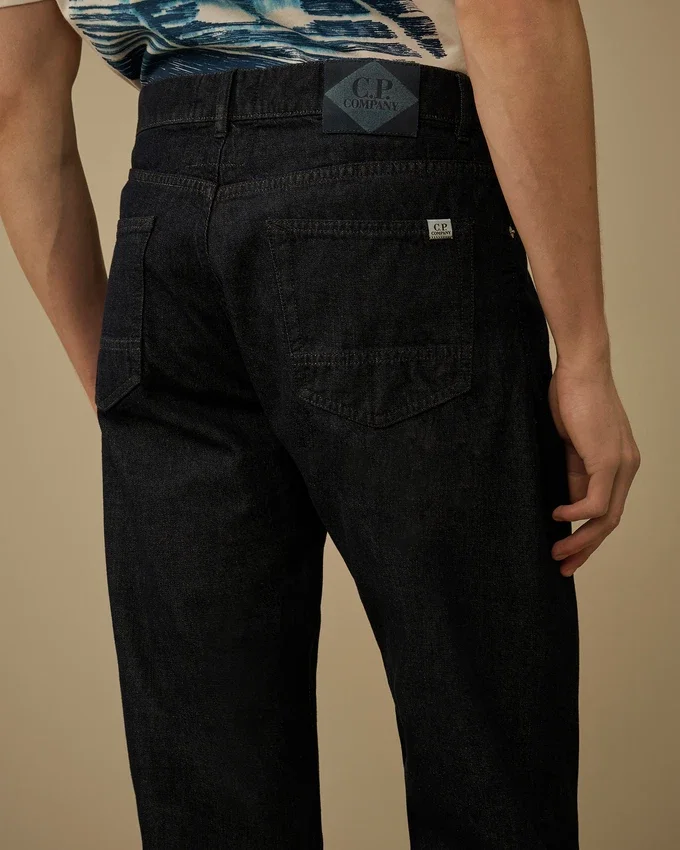 3/1-denimbyxor utan sidosömmar
