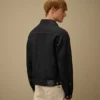 3/1-denimjacka med dragkedja