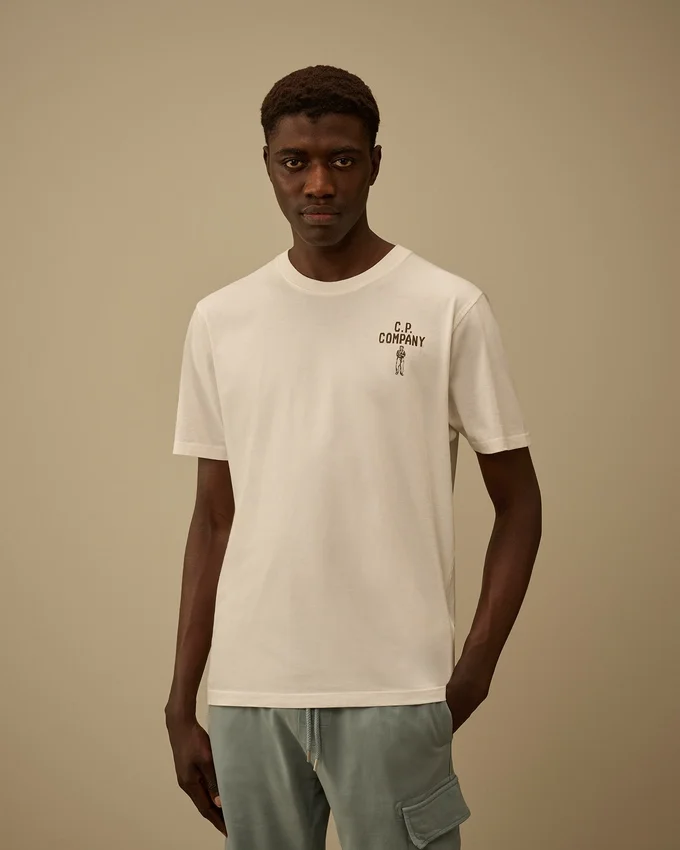 30/1 Jersey kortärmad brittisk sjömans-T-shirt