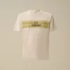 30/1 Jersey kortärmad randig T-shirt