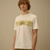 30/1 Jersey kortärmad randig T-shirt