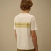 30/1 Jersey kortärmad randig T-shirt