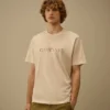 30/1 Jersey kortärmad T-shirt med logotyp på bröstet