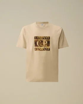 30/1 Jersey-skjorta med korta ärmar och blekt logo