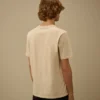 30/1 Jersey-skjorta med korta ärmar och blekt logo