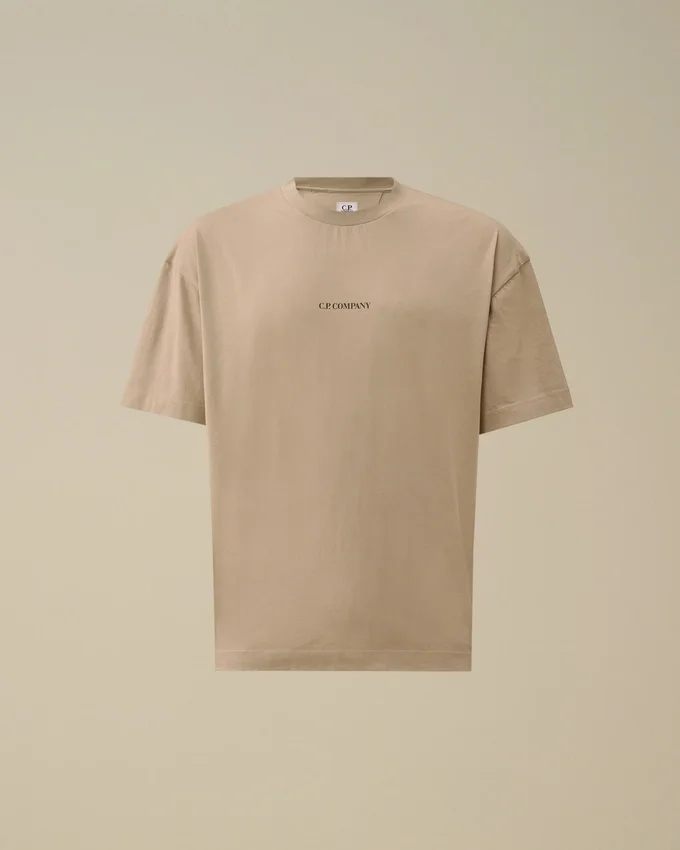 30/1 Jersey-skjorta med korta ärmar och logotyp