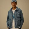50 Fili Indigo-blekt Goggle Jacket
