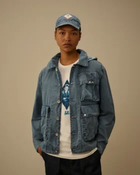 50 Fili Indigo-blekt Goggle Jacket
