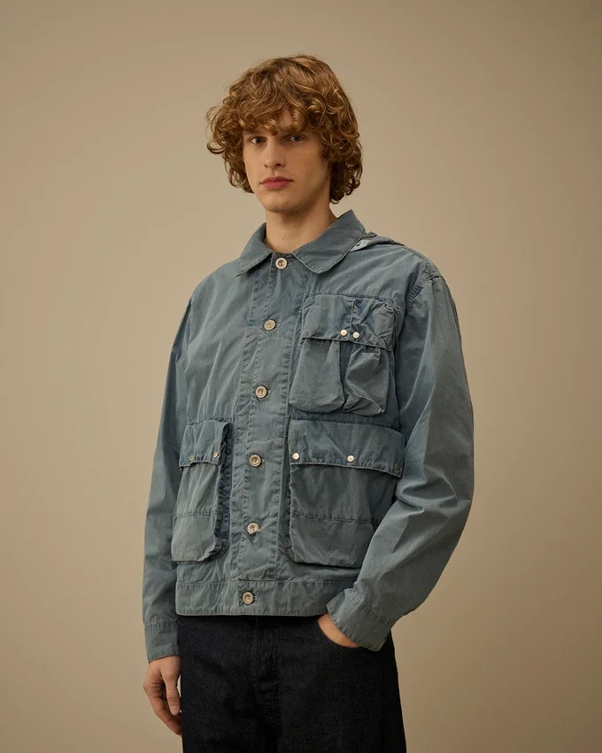 50 Fili Indigo-blekt Goggle Jacket