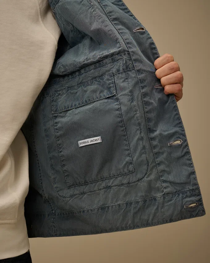 50 Fili Indigo-blekt Goggle Jacket