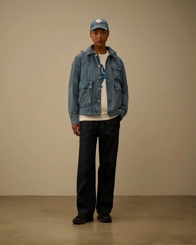 50 Fili Indigo-blekt Goggle Jacket