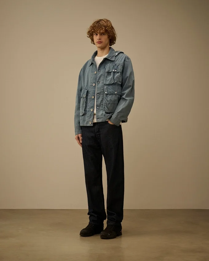 50 Fili Indigo-blekt Goggle Jacket