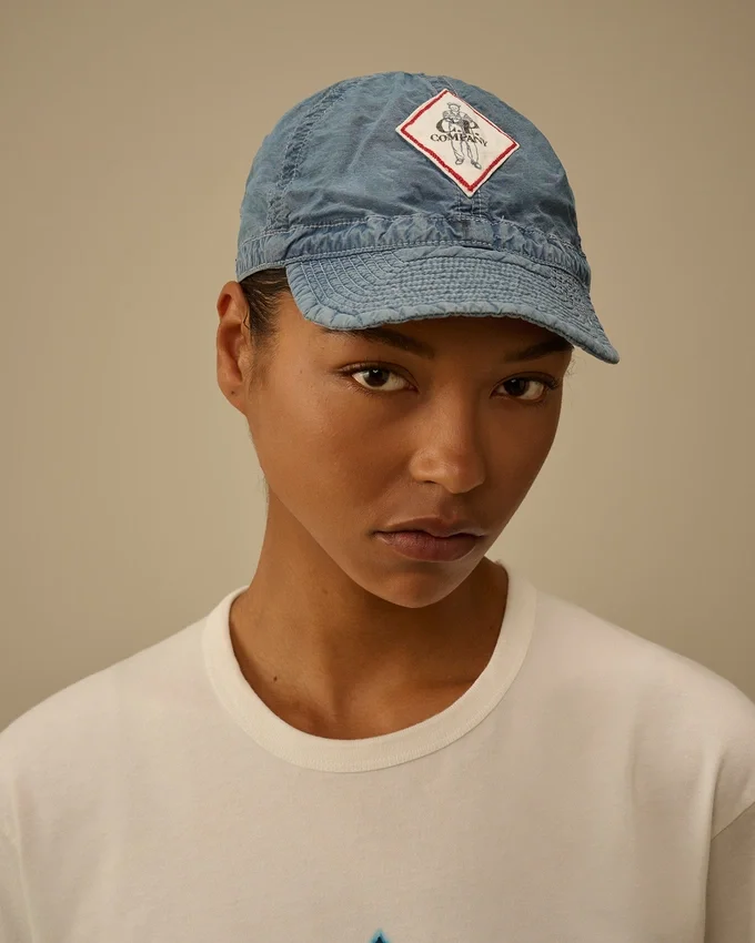 50 Fili Indigo-blekt keps