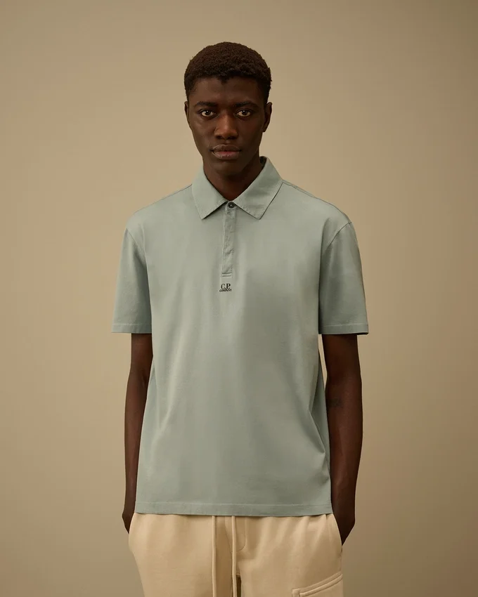70/2 merceriserad jersey Gasato kortärmad logopolotröja