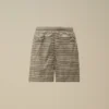 Badshorts i tryckt Flatt Nylon