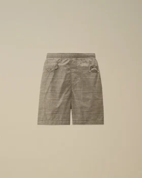 Badshorts i tryckt Flatt Nylon