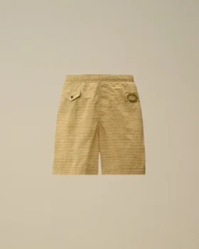 Badshorts i tryckt Flatt Nylon