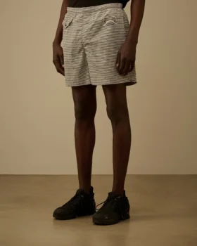 Badshorts i tryckt Flatt Nylon