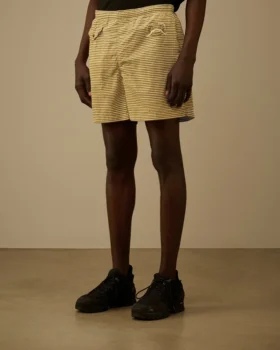 Badshorts i tryckt Flatt Nylon