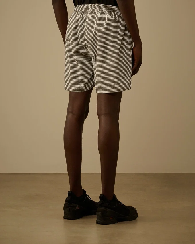 Badshorts i tryckt Flatt Nylon