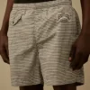 Badshorts i tryckt Flatt Nylon