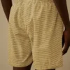 Badshorts i tryckt Flatt Nylon