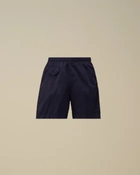 Badshorts med broderad Eco-Chrome R-logotyp