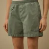 Badshorts med broderad Eco-Chrome R-logotyp