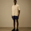Badshorts med broderad Eco-Chrome R-logotyp