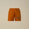 Badshorts med broderat Eco-Chrome-R-motiv