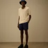 Badshorts med broderat Eco-Chrome-R-motiv