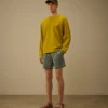 Badshorts med broderat Eco-Chrome-R-motiv