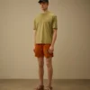 Badshorts med broderat Eco-Chrome-R-motiv