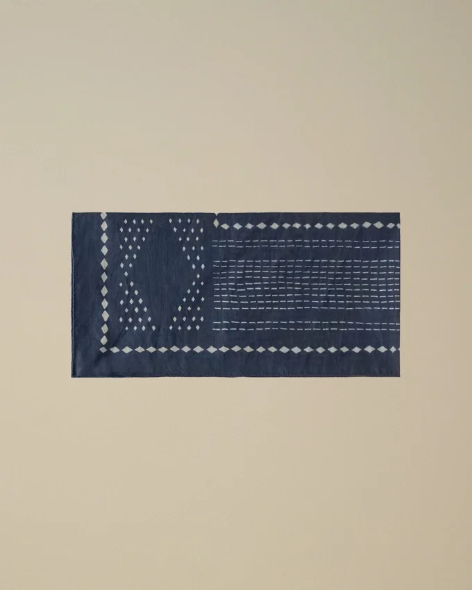Bandana i tryckt muslin med logotyp