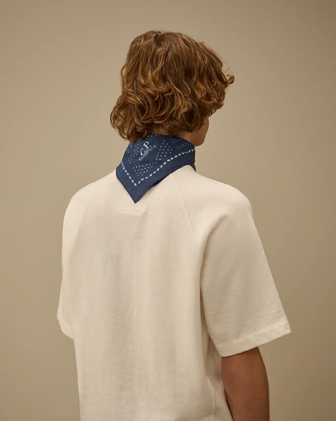 Bandana i tryckt muslin med logotyp