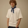 Bandana i tryckt muslin med logotyp
