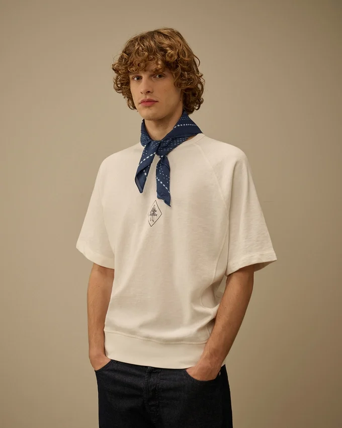Bandana i tryckt muslin med logotyp