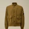 Bomberjacka i brutet twill Lens