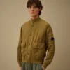Bomberjacka i brutet twill Lens