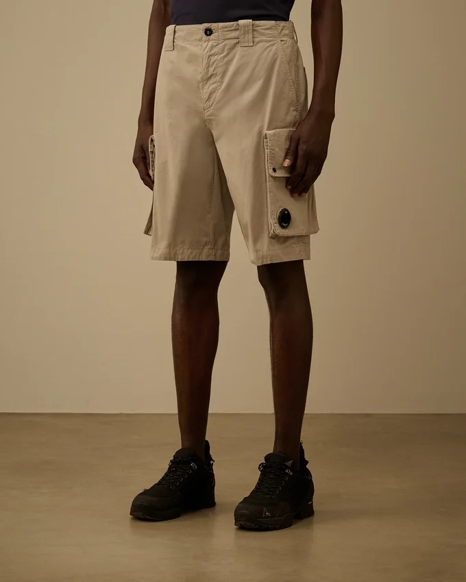 Cargoshorts i bomullsgabardin Lens