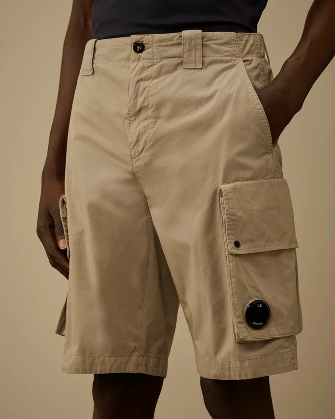 Cargoshorts i bomullsgabardin Lens