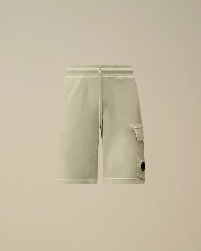 Cargoshorts i diagonal bomullsfleece